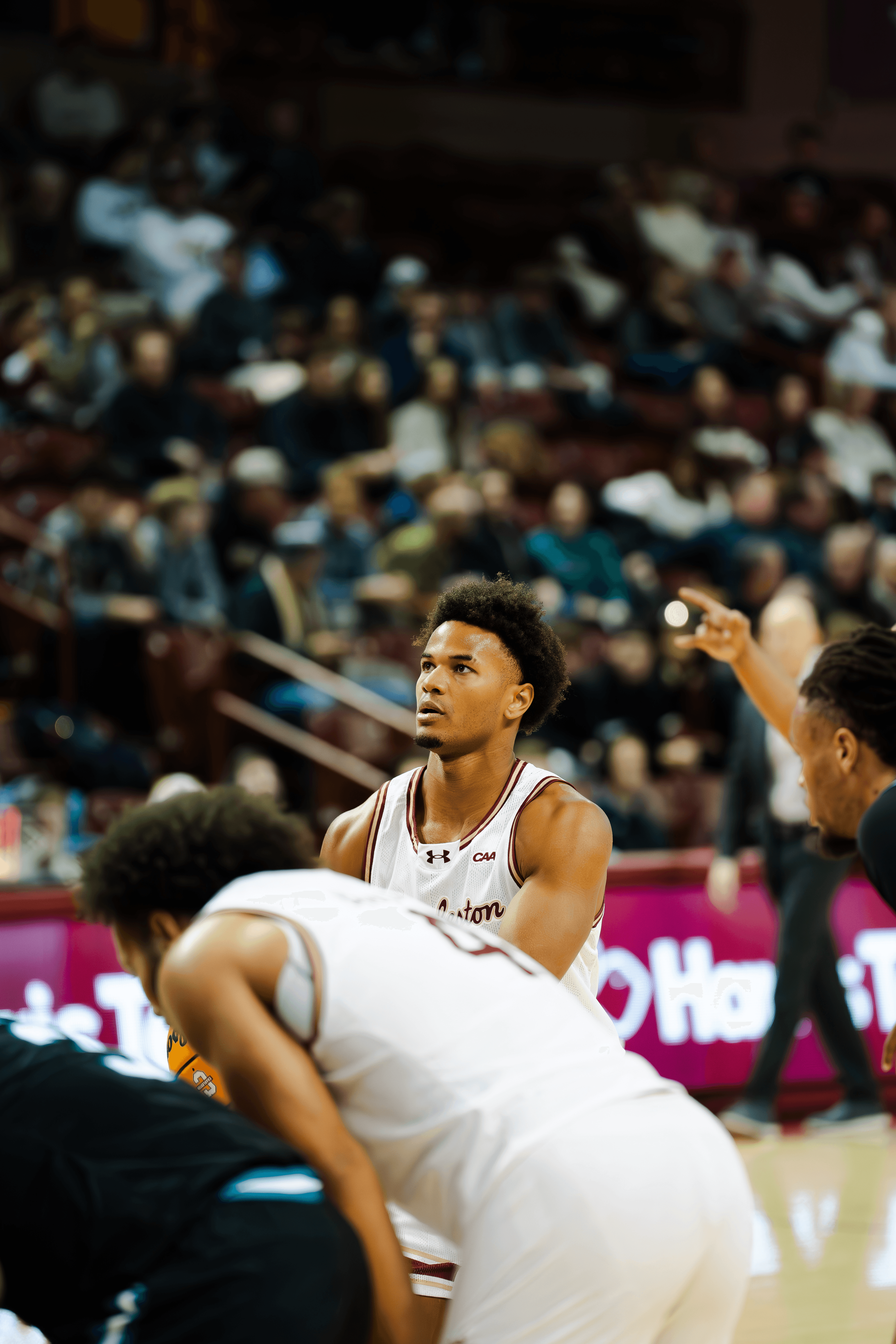 Action shot from a sports game